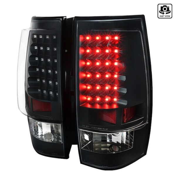Spec-D Tuning 07-14 Chevrolet/GMC Denali/Tahoe LED Tail Light-Black LT-DEN07JMLED-V2-TM - main